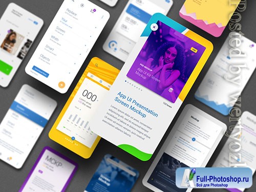 App Ui Screen Presentation Mockup