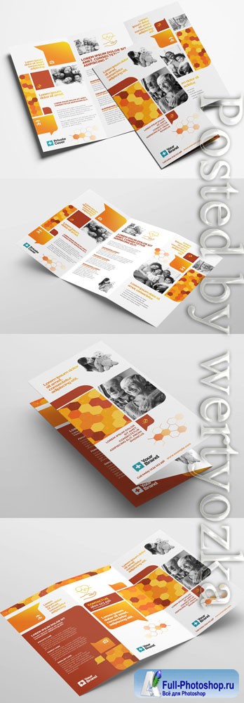 Corporate Trifold Leaflet Layout 322611388