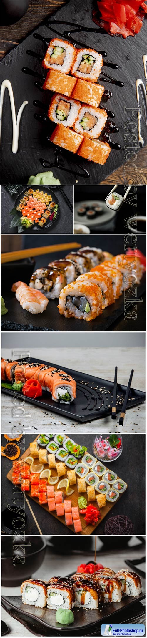 Delicious beautiful sushi