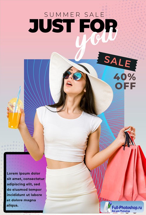 Summer Sale - Premium flyer psd template