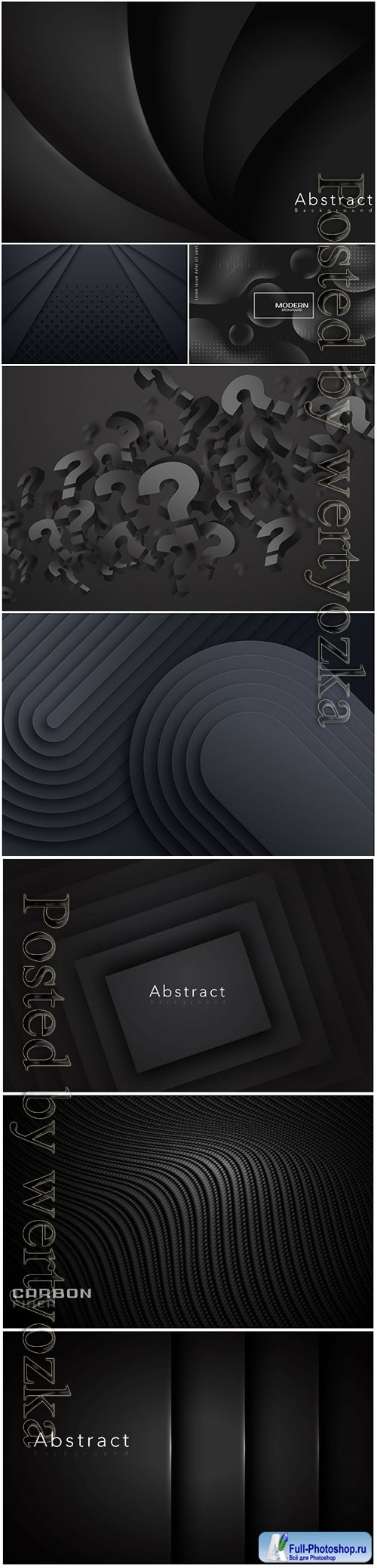 Dark vector abstract background