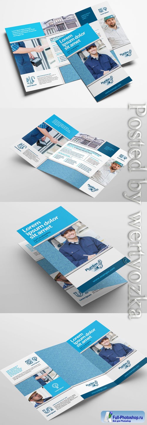 Plumber Brochure Layout