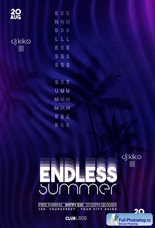  Endless Summer vol2- Premium flyer psd template