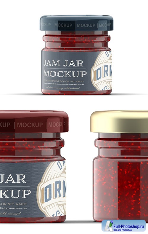 Jam Jar Mockup