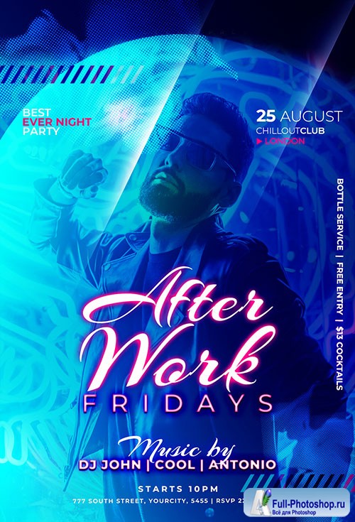 After Work - Premium flyer psd template