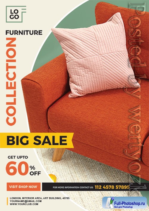 Furniture Sale Flyer Psd Template