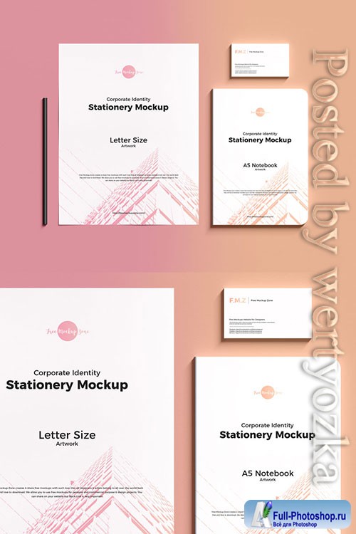 Elegant Branding Stationery Mockup