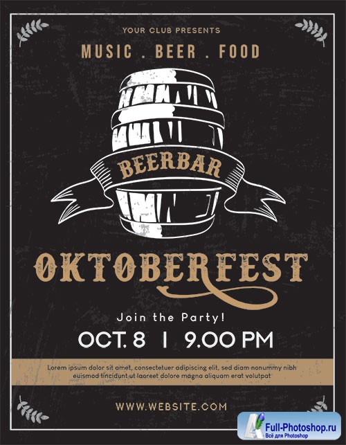 Oktober Fest Flyer Template