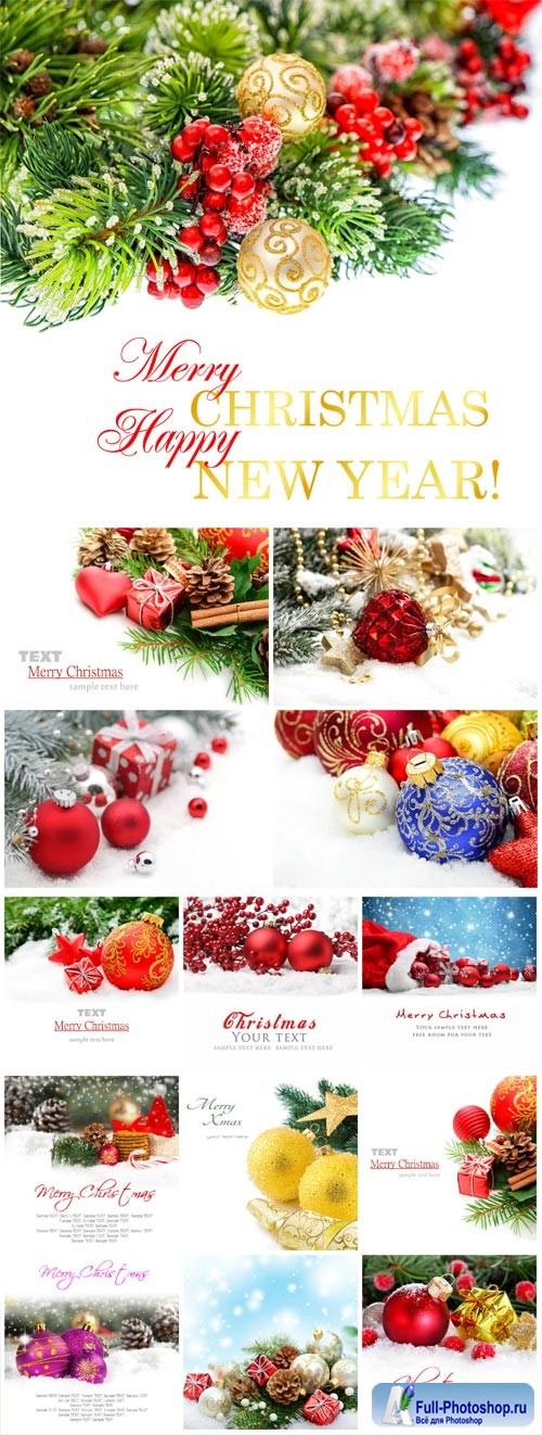 New Year and Christmas stock photos 6