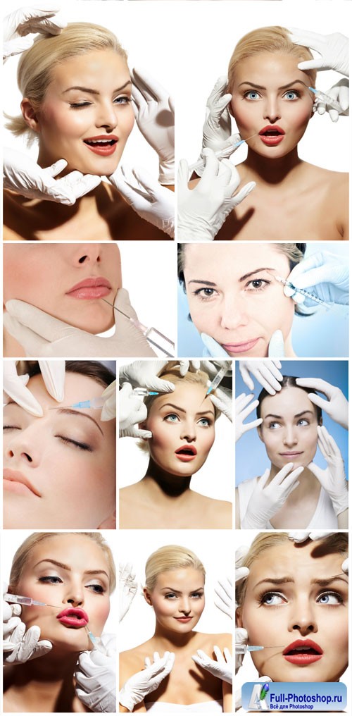 Botox injections stock photo