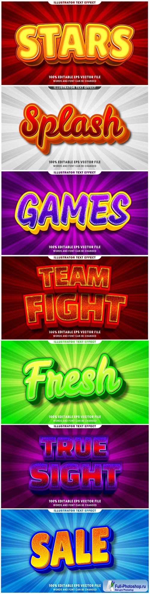 3d editable text style effect vector vol 122