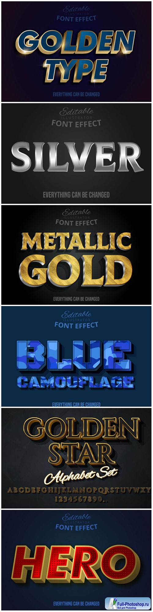 3d editable text style effect vector vol 165