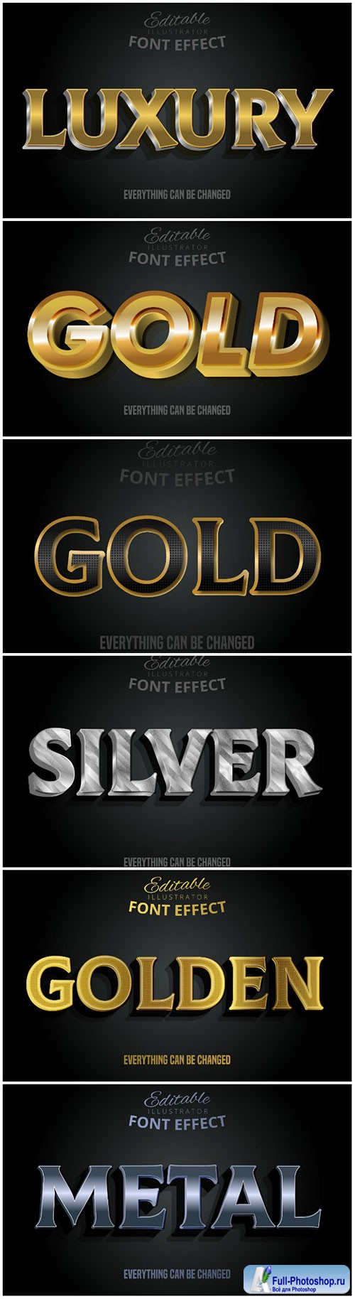 3d editable text style effect vector vol 162