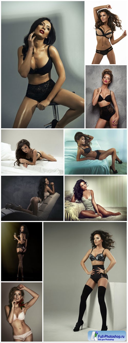 Adorable sexy women stock photo