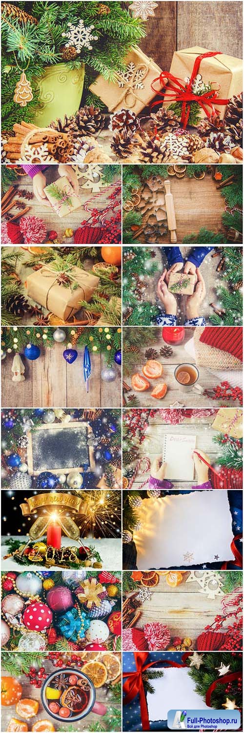 New Year and Christmas stock photos 69
