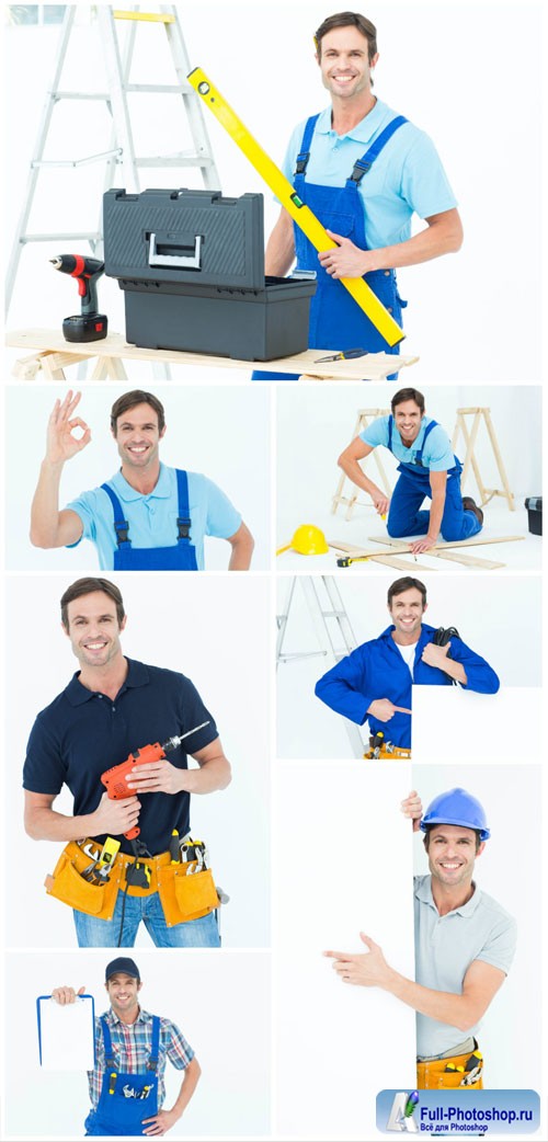 Repairman stock photo