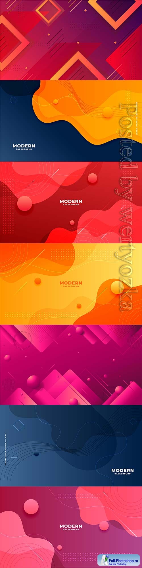 Stylish abstra gradient vector background