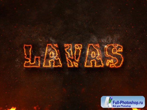 Burning Text Effect PSD Design Template vol 10