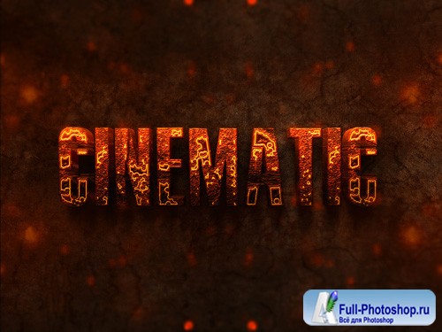 Burning Text Effect PSD Design Template vol 3