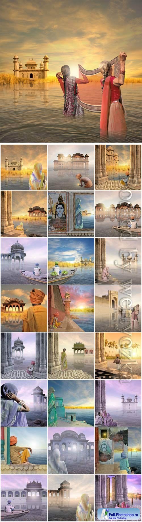 india landmarks stock photo