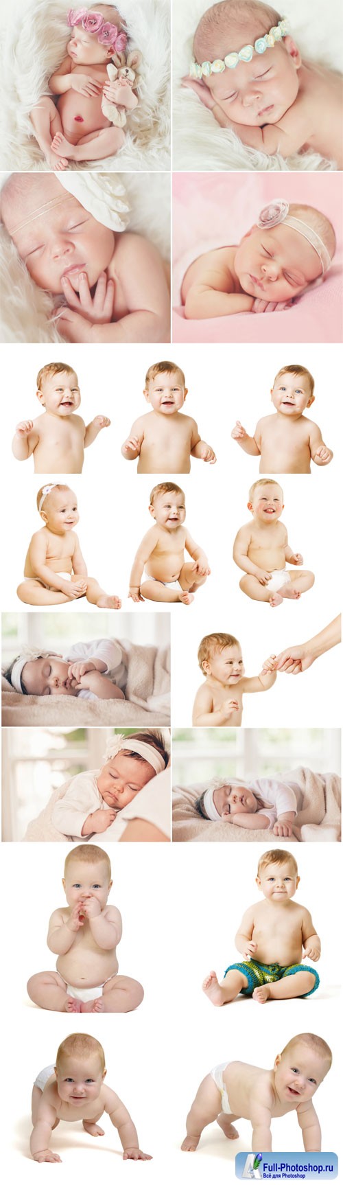 Cheerful little children stock photo