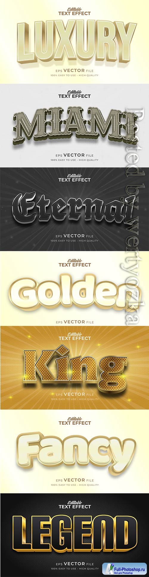 3d editable text style effect vector vol 364