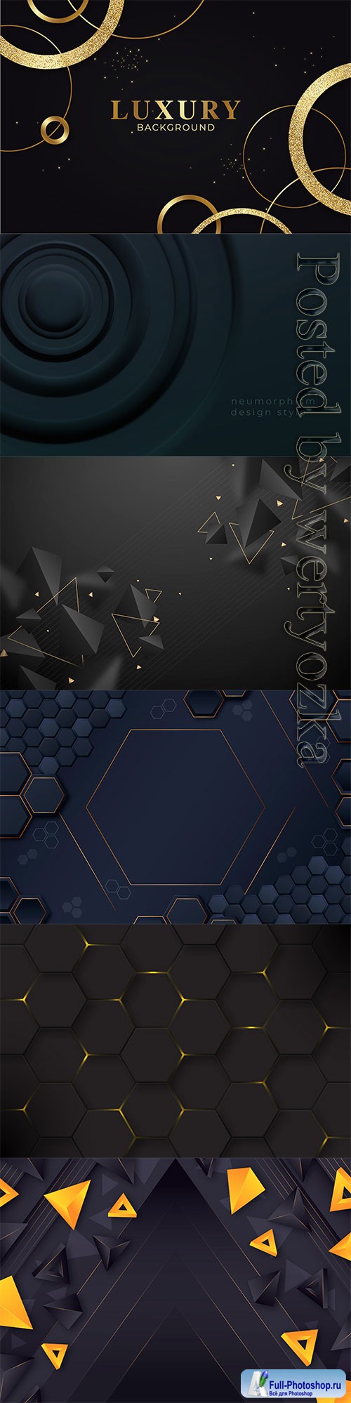 Gradient luxurious golden vector background