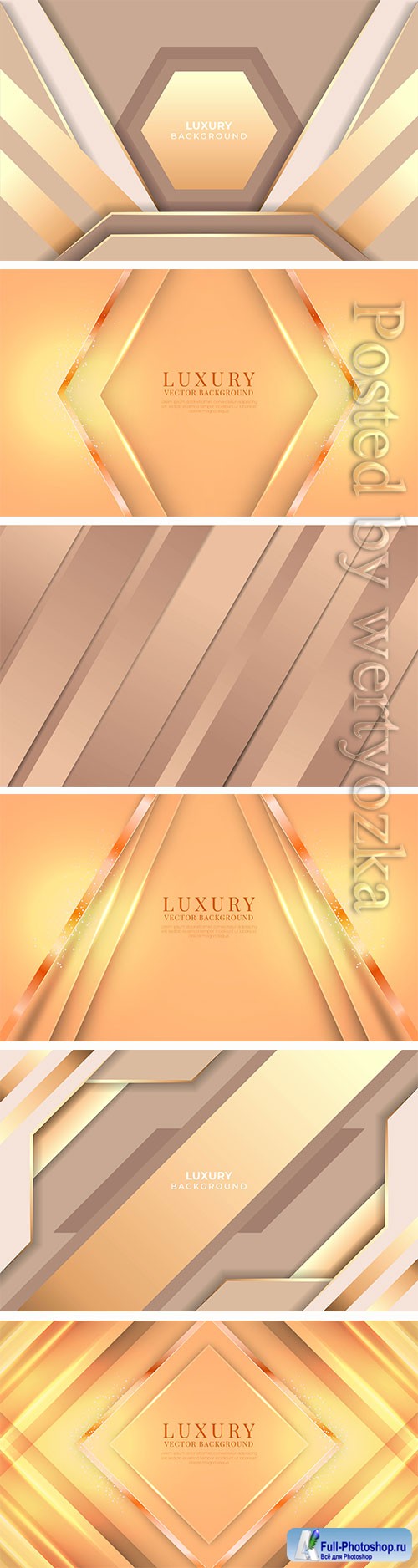 Gold modern abstract background banner with line