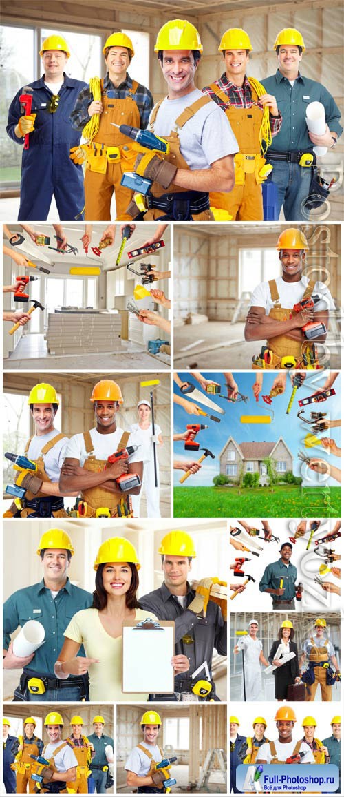 House and construction concept stock photo