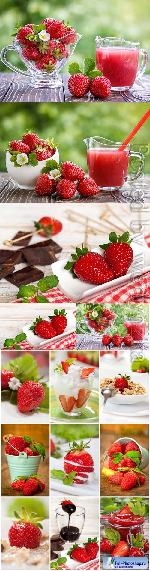 Strawberry stock photo