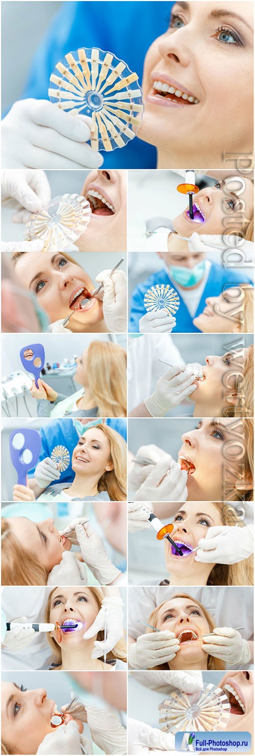 Dental procedures stock photo