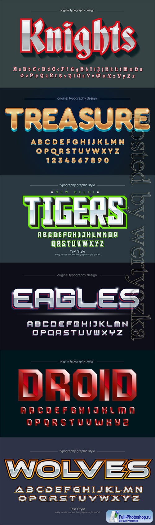 3d editable text style effect vector vol 568