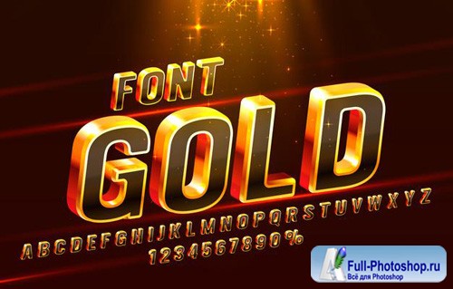 Golden font set vol 3