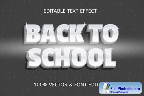 Back to school editable text effect vol 3