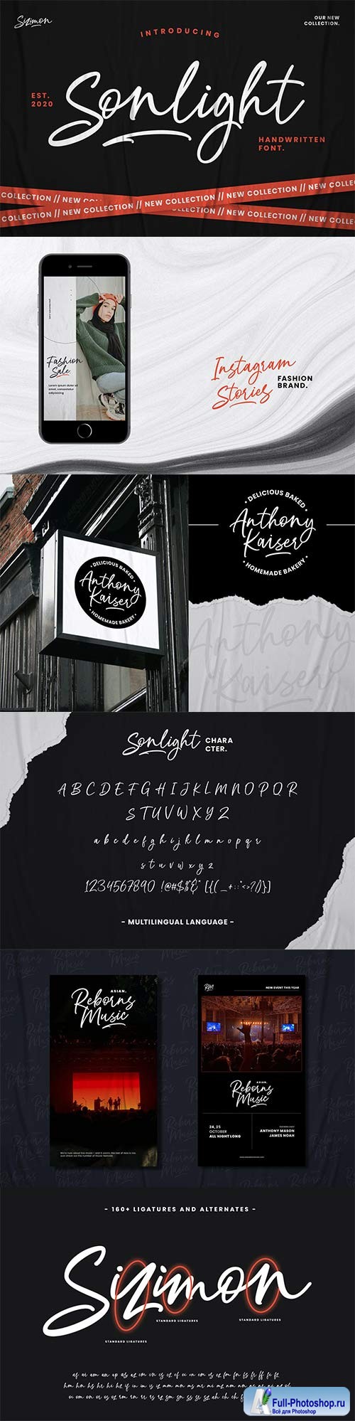 Sonlight Script Font