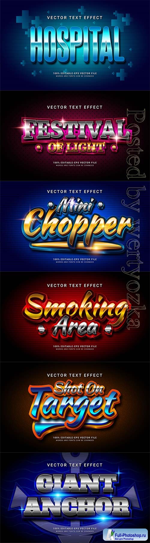 3d editable text style effect vector vol 839