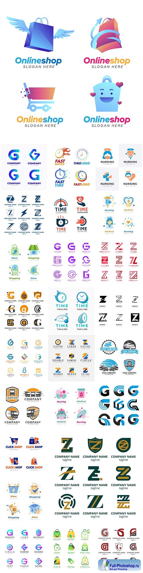 Logo collection vector design vol 5