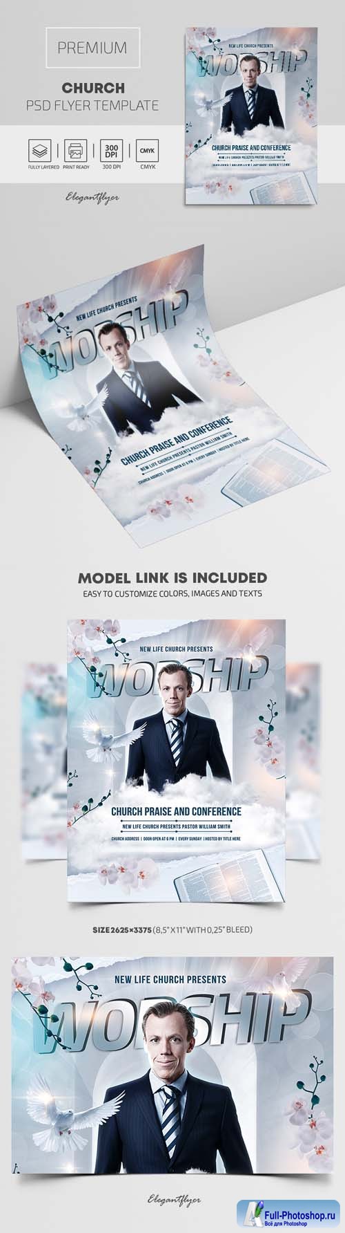 Church Premium PSD Flyer Template