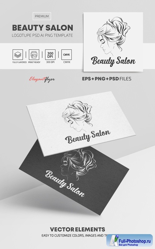 Beauty Salon Premium Logo Template