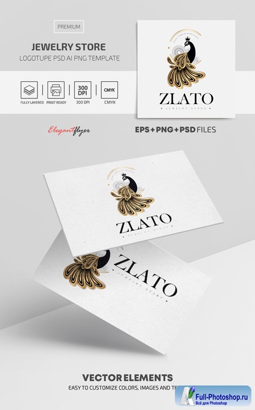 Jewelry Store Premium Logo Template