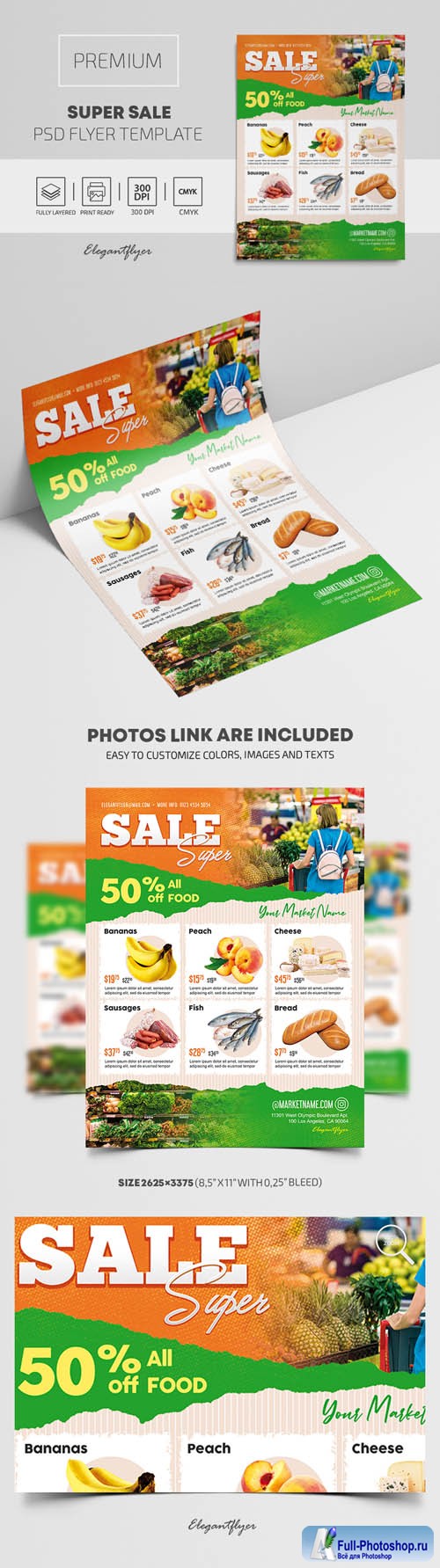 Super Sale Premium Flyer PSD Template