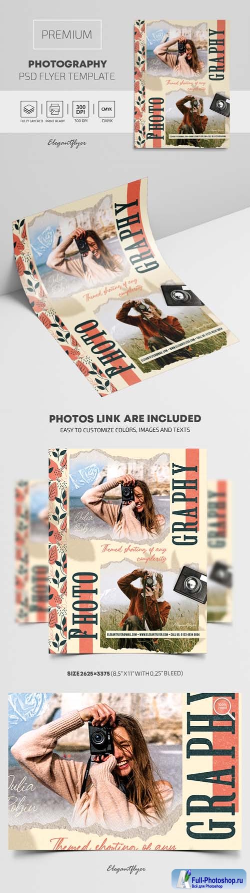 Photography Premium PSD Flyer Template