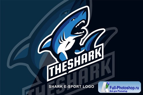 Shark E Sport Logo design templates