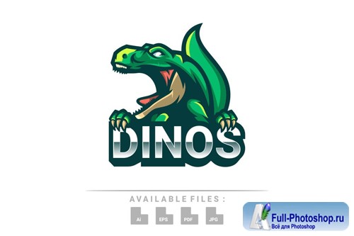 Dinos Logo Mascot design templates