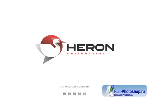 Heron Simple Logo