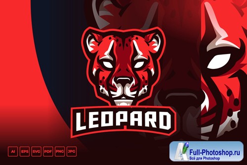 Leopard Mascot Logo