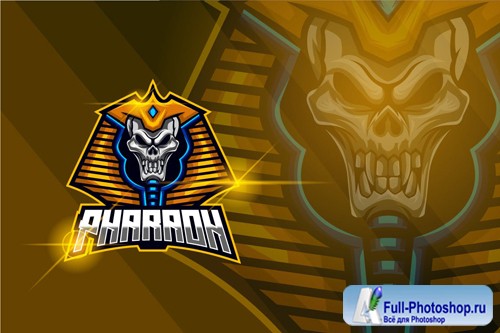 Pharaoh E-sport Logo Template