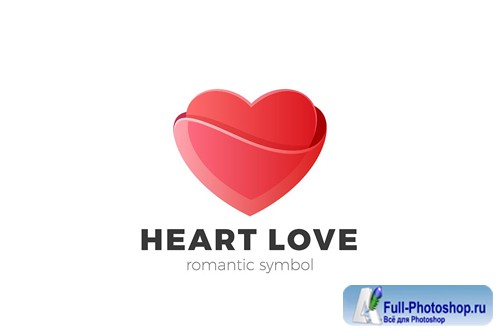 Heart Love Logo Valentines Day Romantic