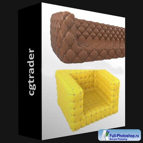 CGTRADER  QUILTED AND CHESTERFIELD SCRIPT 3D MODEL