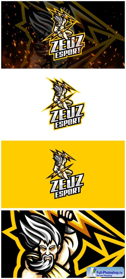 Zeus E-Sport and Sport Logo Template